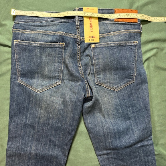 NWT H&M Fit SQIN Skinny Jeans Low Waist Zippered Ankle, Sz 27 - Picture 3 of 16